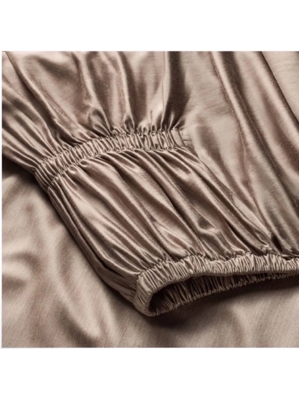 NWT California King 400 Thread Count Rayon from Bamboo Sheet Set Fig - Casaluna - Picture 4 of 5